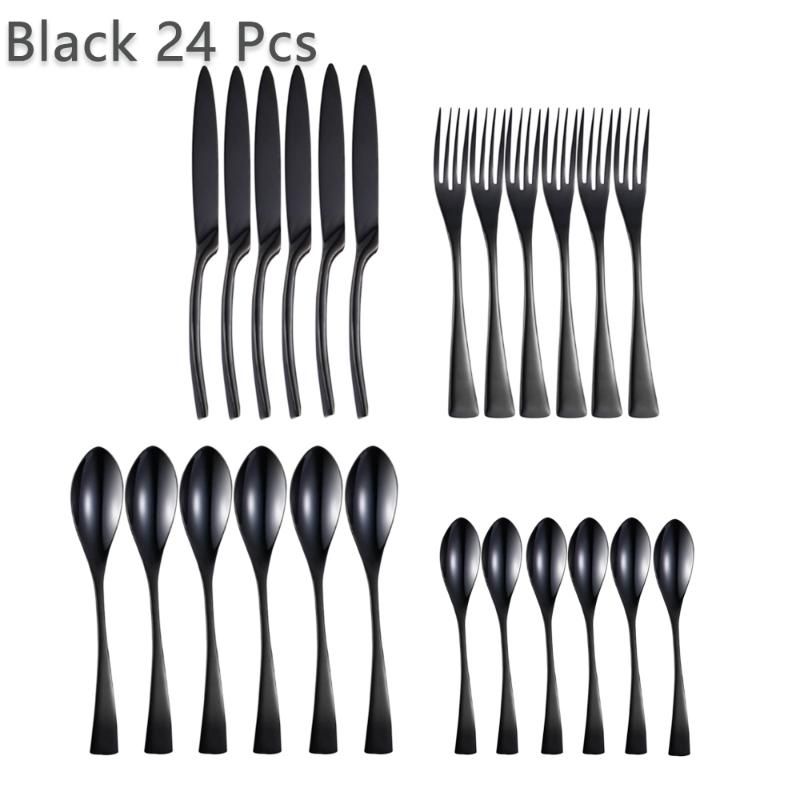 Black 24 Pcs