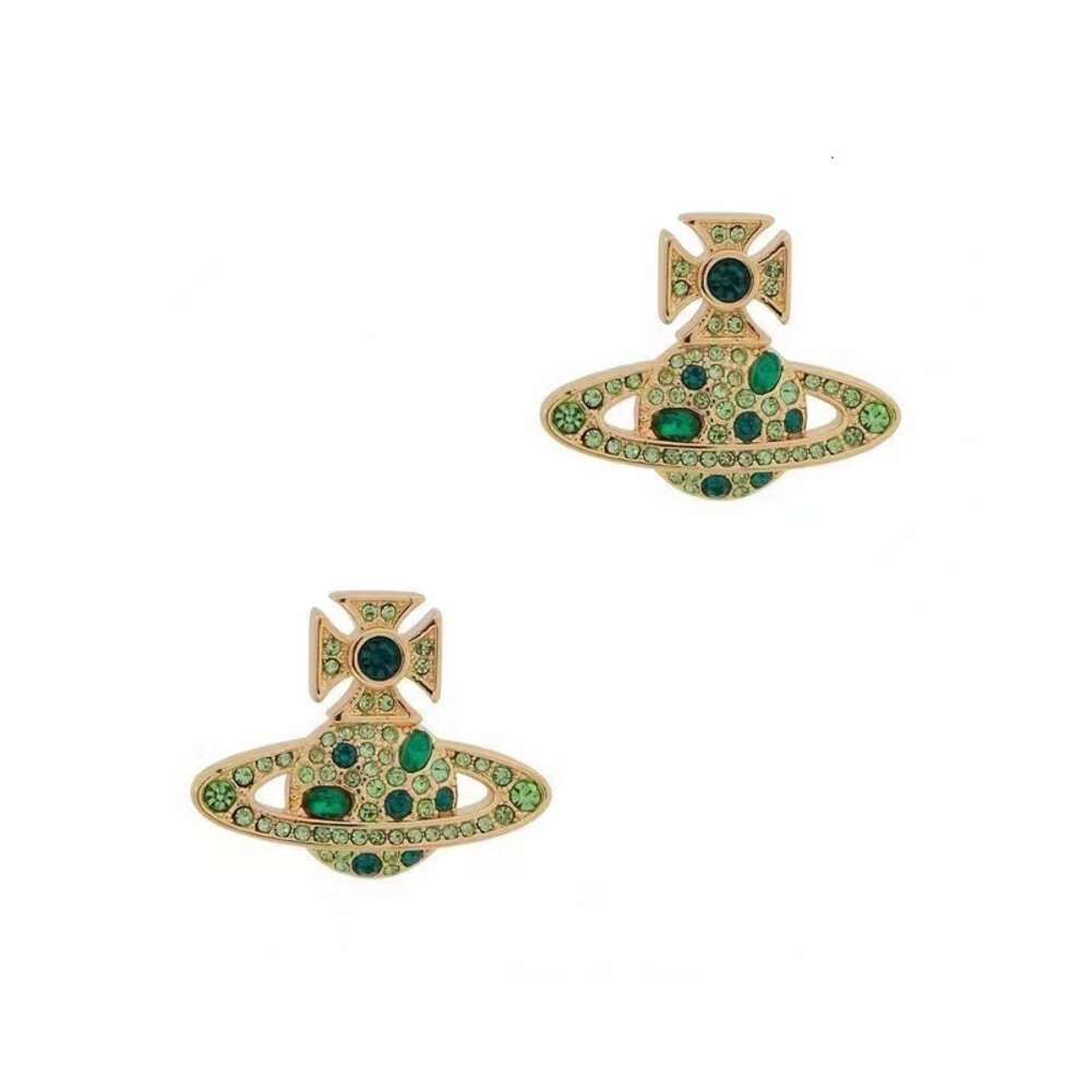 Vert Zircon Boucles d'oreilles