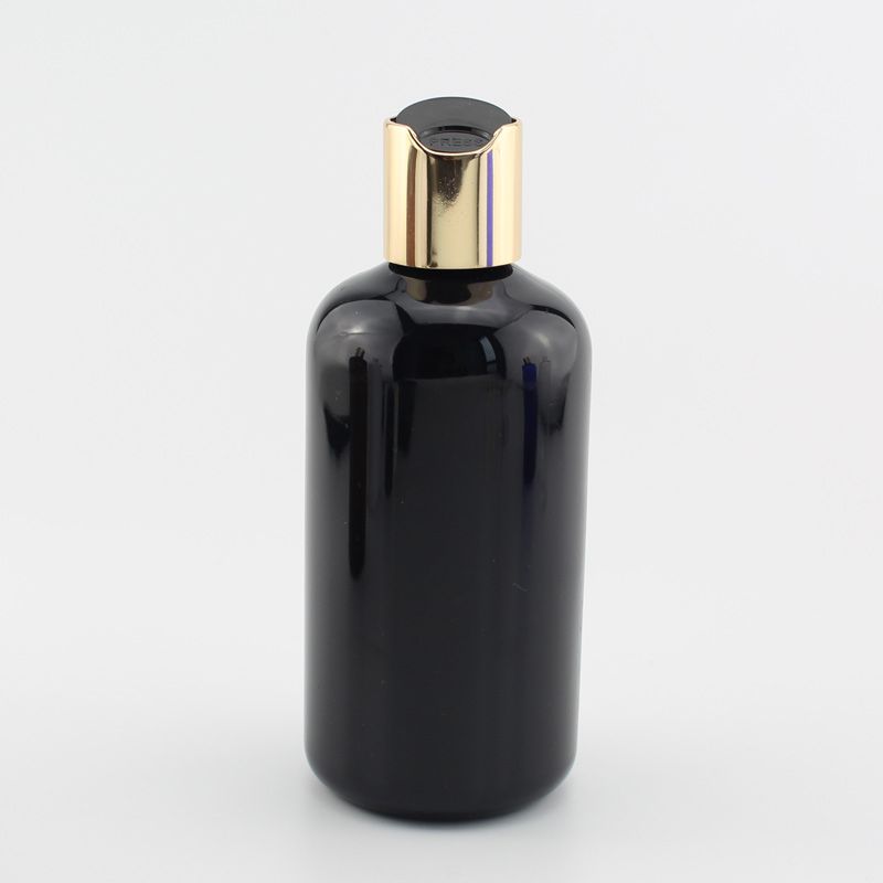 250ml bouteille en plastique noir Noir