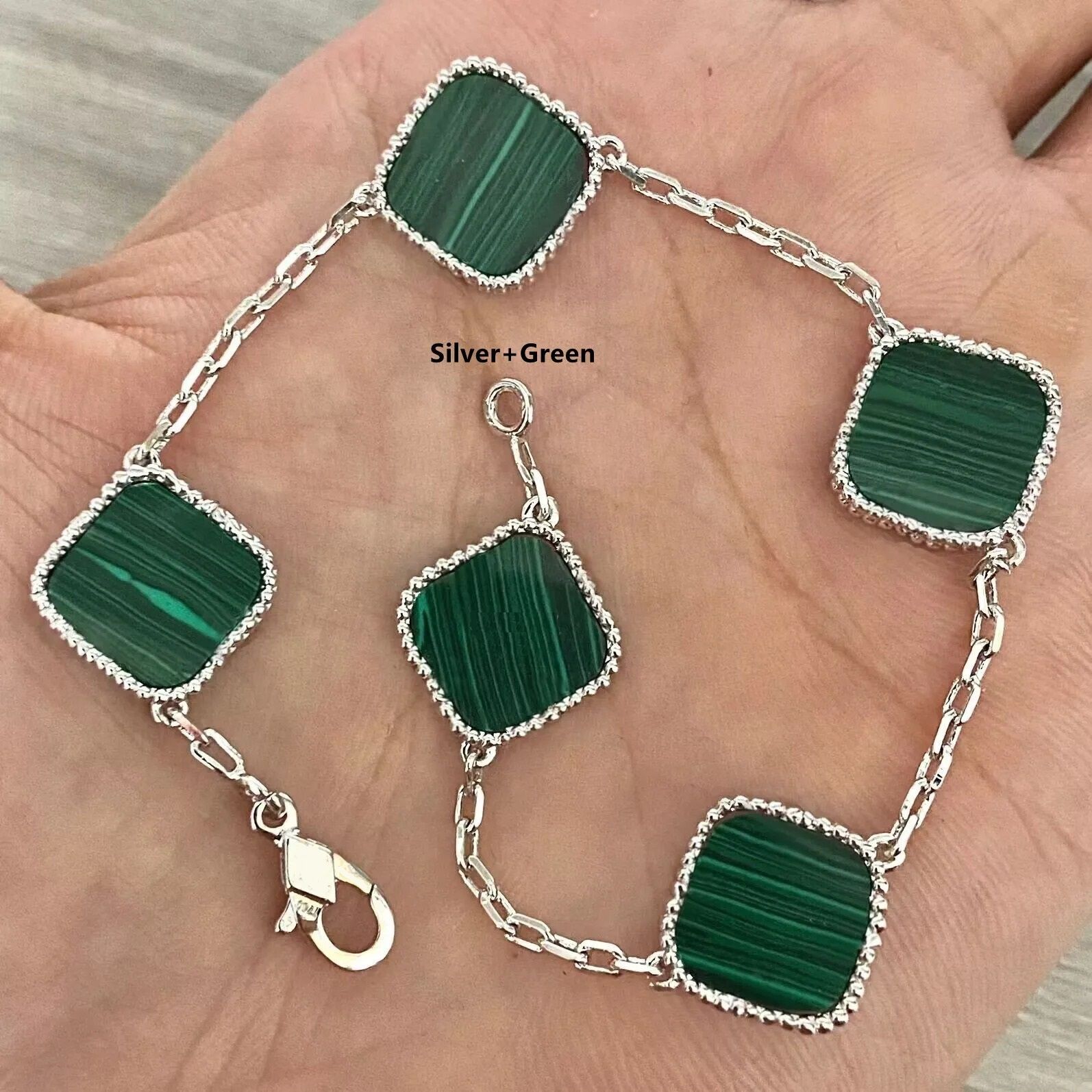 Verde di malachite d'argento