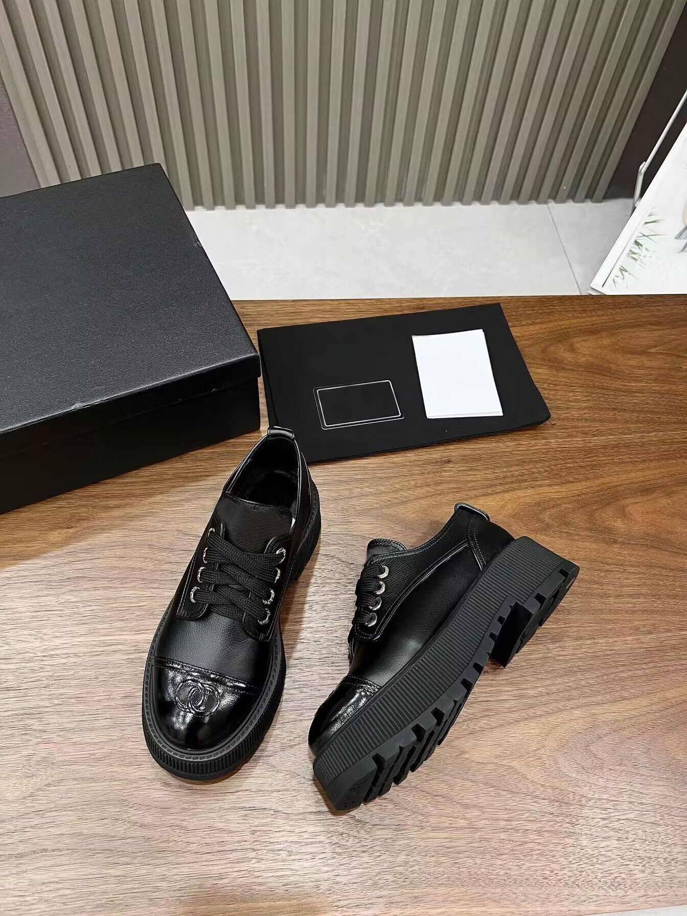 검은 색 【로우 신발 shoes