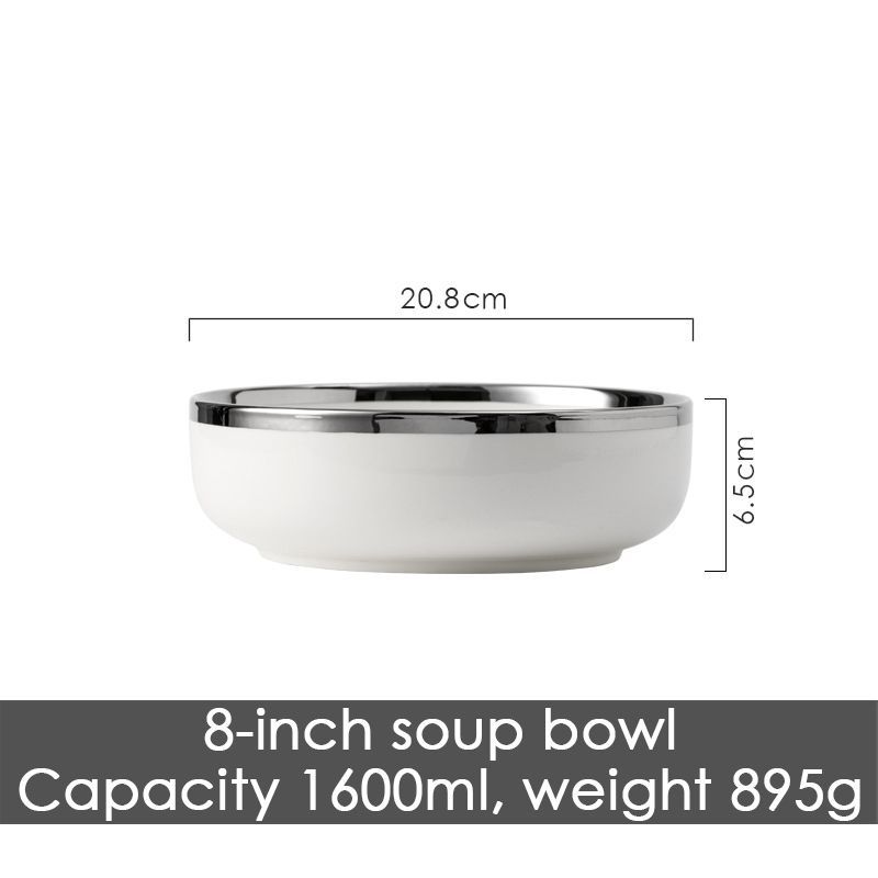 8inches soup bowl