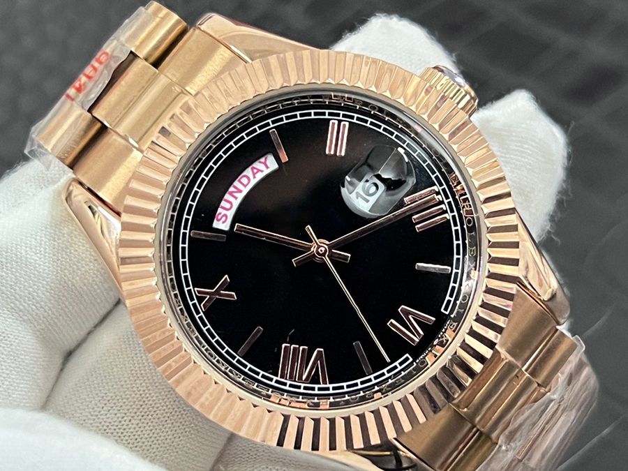 Rose Gold Black