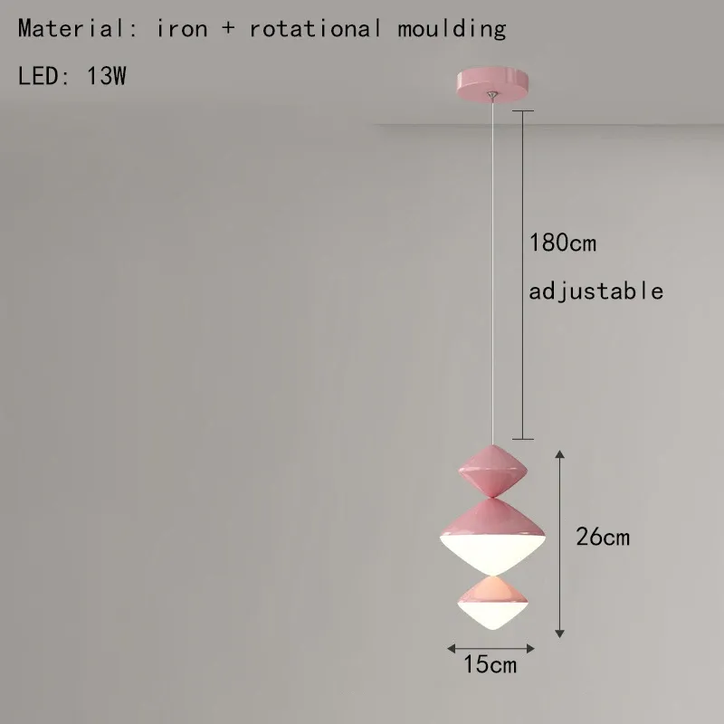 Naturligt ljus 4000k 2 ljus-rosa