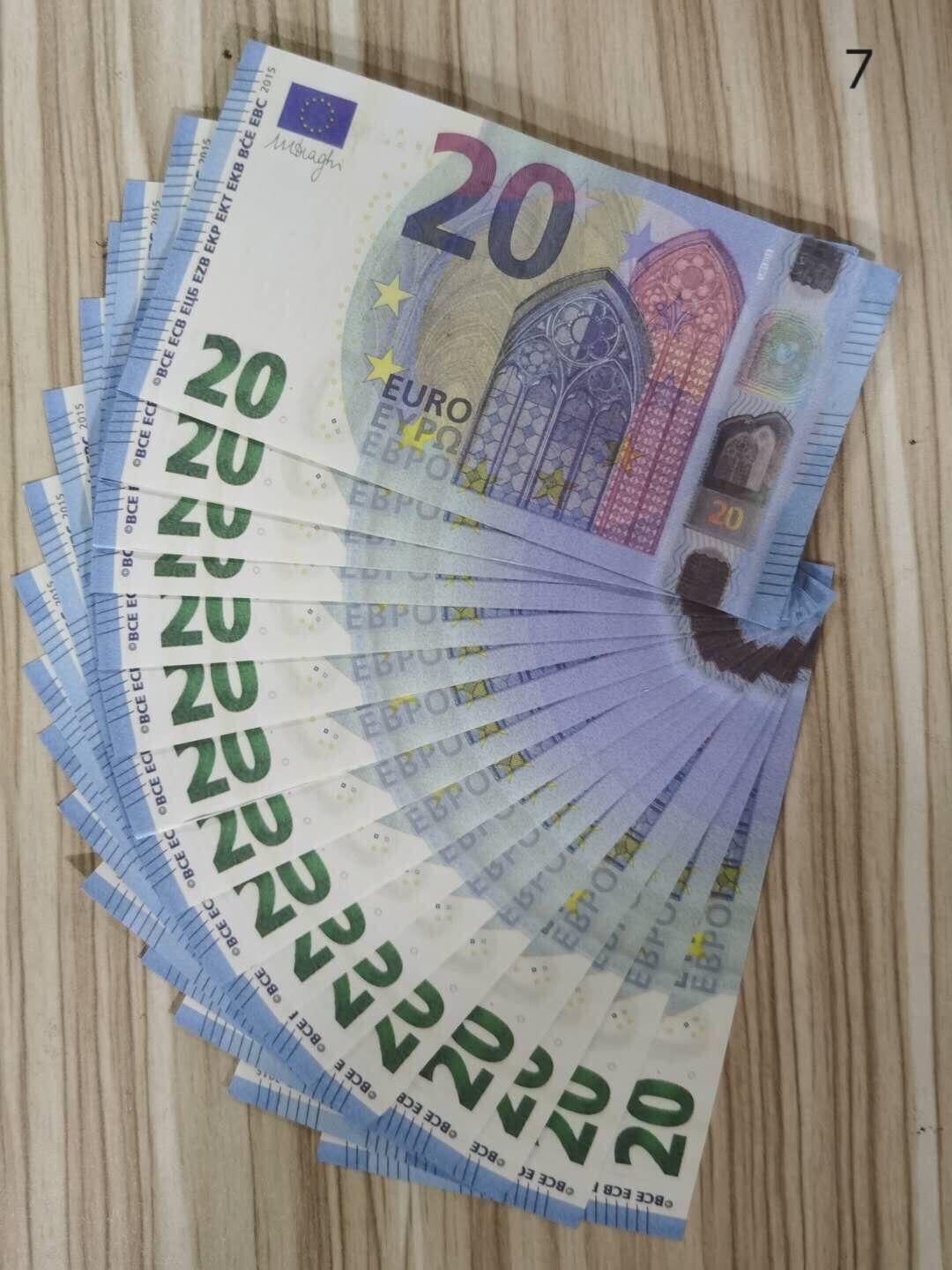 Faux Argent Copie La Plupart Des 27 Accessoires Euros Jouer 20 Billets De  Banque Papier Daffaires Discothèque Film Pour Collection Réaliste Iobxn Du  5,08 €