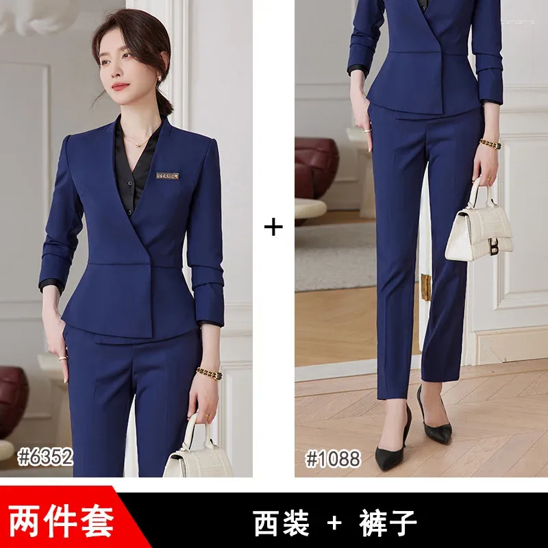 Dark Blue Suit Pants