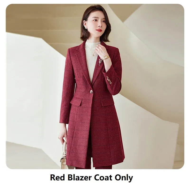 Red Blazer Coat