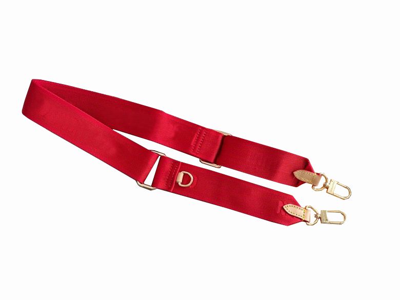 red strap with bag /box