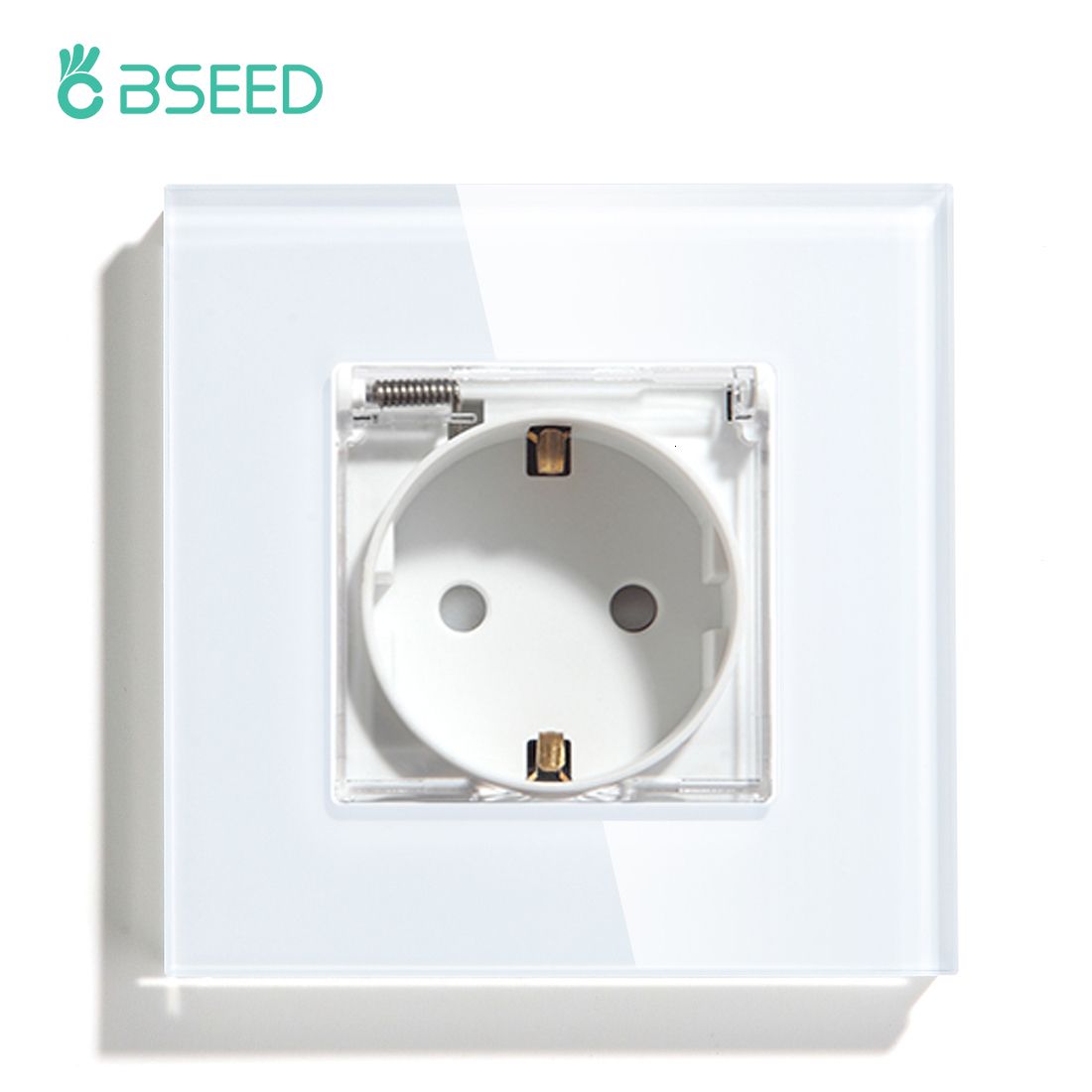 Single Cover Socket-White