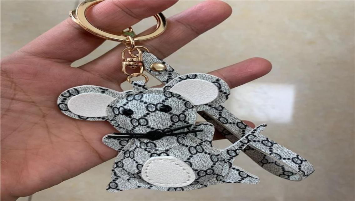 Mouse Design Keychains Cartoon Fashion Luxury Key Chain Accessories For Car  Keys PU Leather Animal Keyrings Rings Holder Bag Charm Jewelry From  Yambags, $1.14