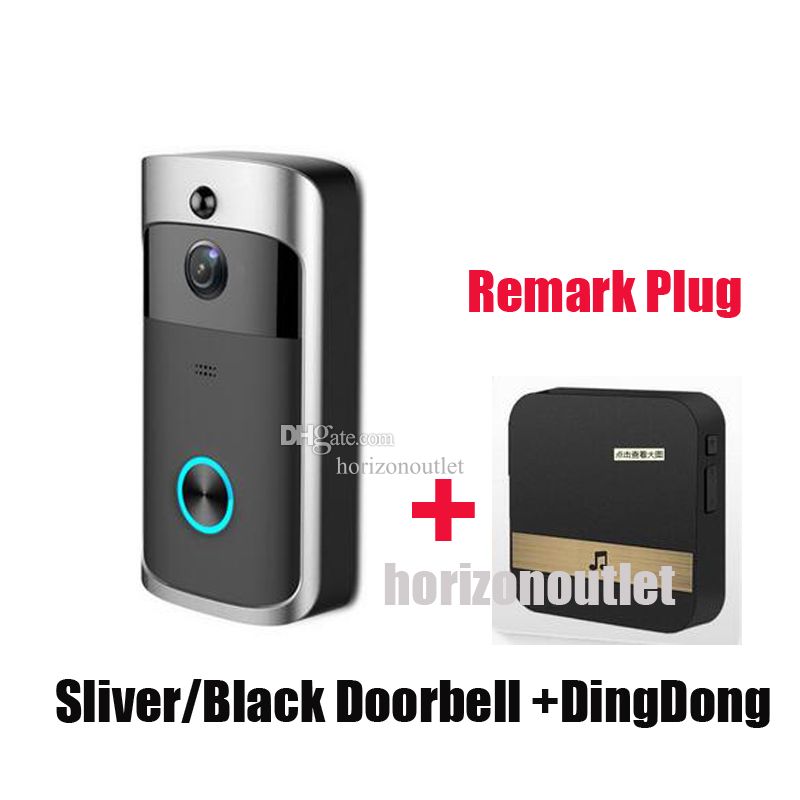 Balck / Silver Doorbell + Dingdong