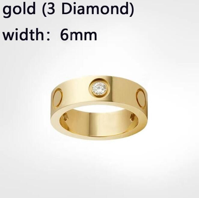 6mm guld med diamant