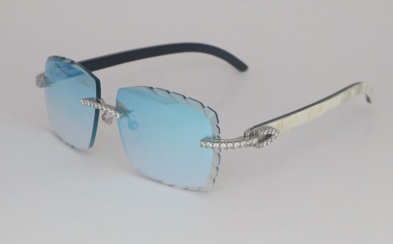 Silver Blue Mirror Lens