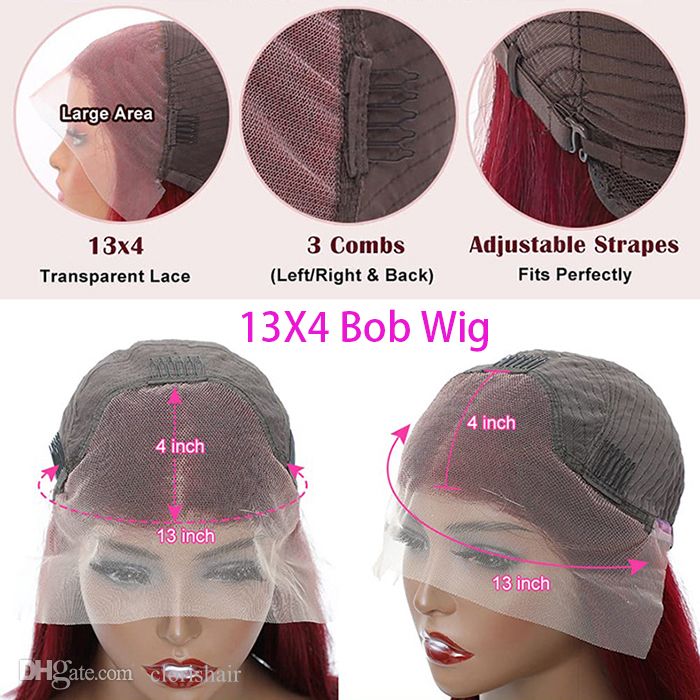 13x4 Bob Wig