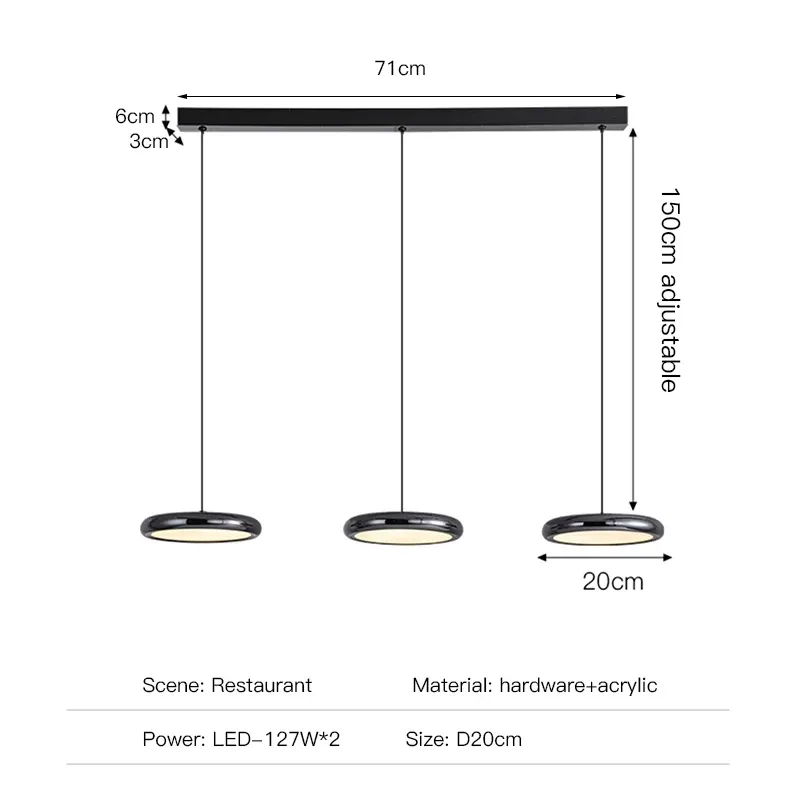 السطوع dimmable yj232-black