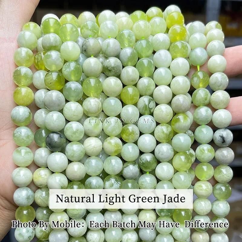 Light Green Jade approx 6mm 60pcs