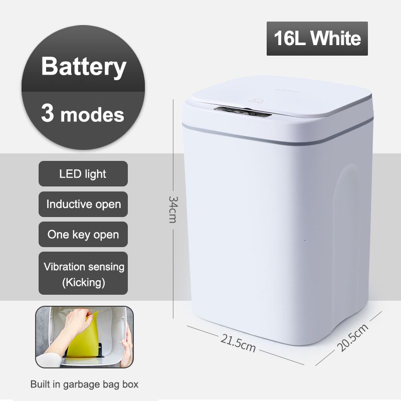 16L batterij wit