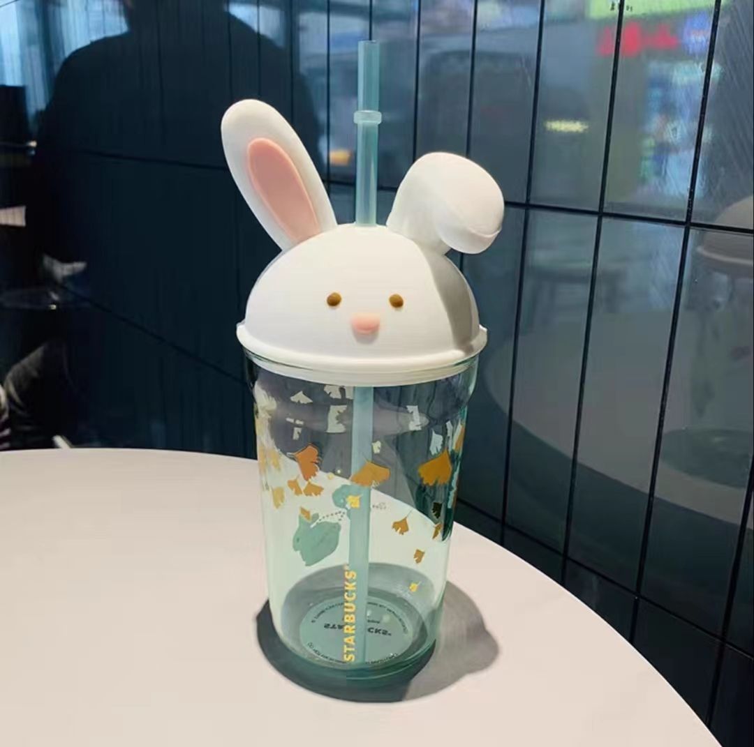 Autumn Leaf Cute Rabbit480ml