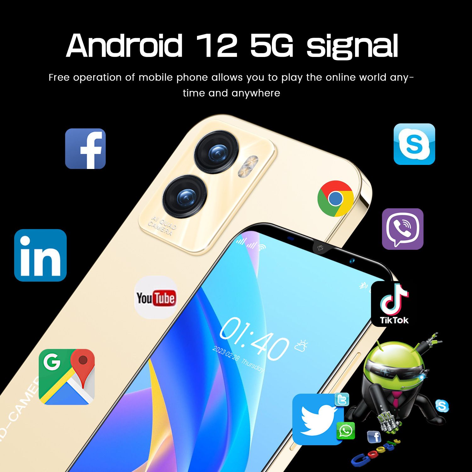 Téléphone Mobile Transfrontalier Nouveau Smartphone Android 5,5 Pouces Bon  Marché 16 512 Trade Étranger Dans Un Fabricant De Stocks Du 111,4 €