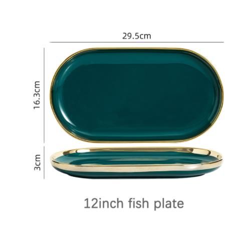 12 -дюймовая рыбная тарелка