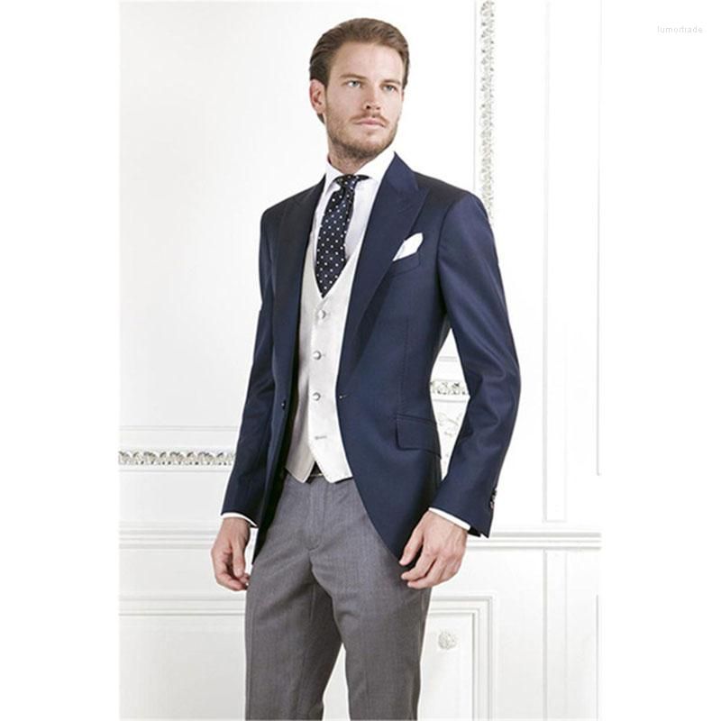 How To Wear A Blue Blazer With Grey Pants Outfits Tips  Ready Sleek
