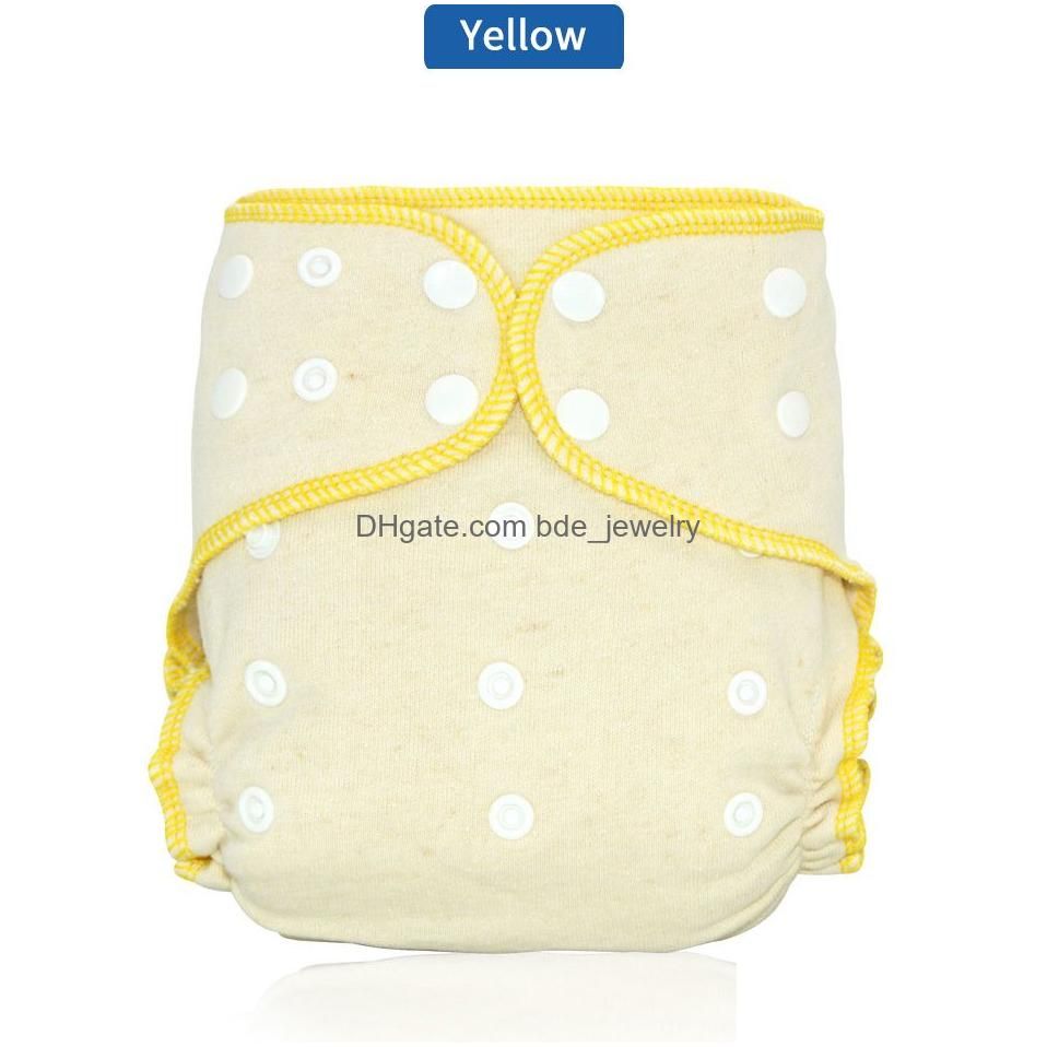 Yellow-Fitted Diaper