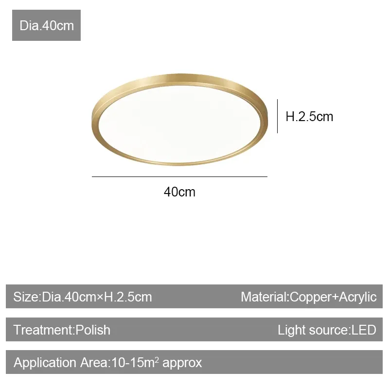 Dimbar färg dia 40cm