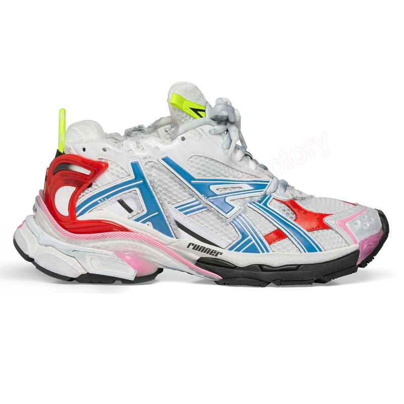 C44 White Red Blue Pink Mesh Nylon 3546