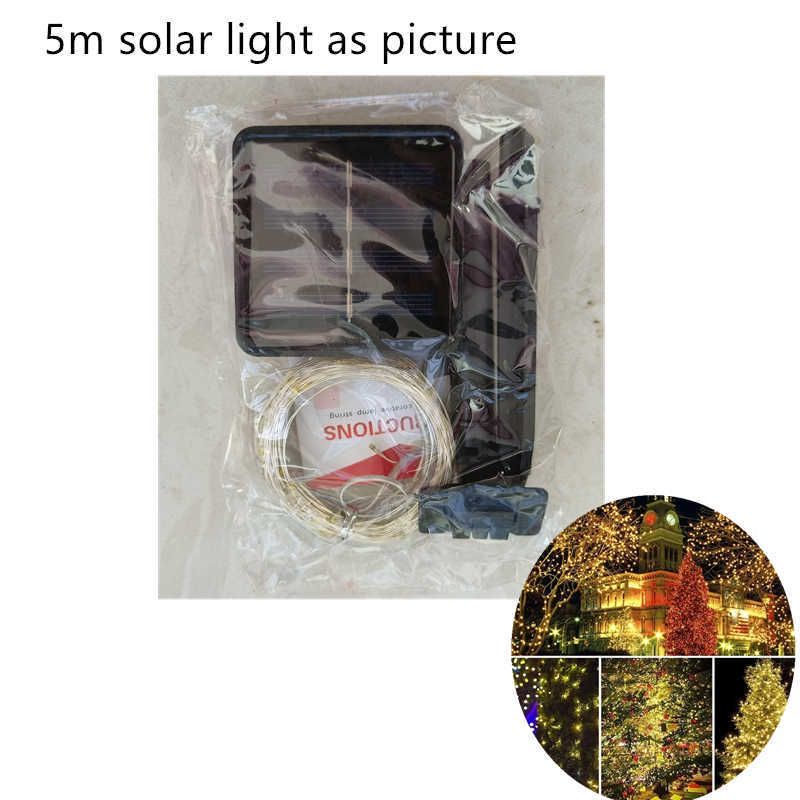 Lumière chaude solaire de 5 m