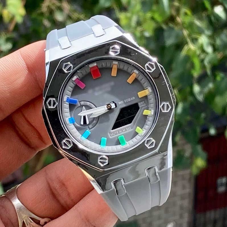 watch & tin-grey rainbow