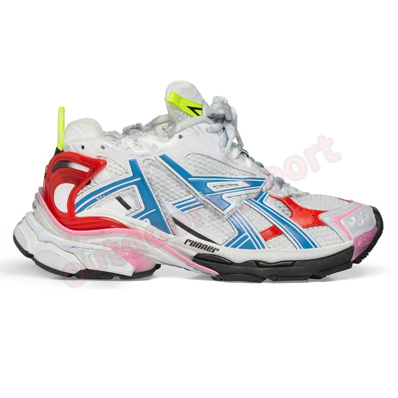 C39 Branco Vermelho Azul Rosa Malha Nylon 35-46