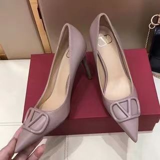 Fioletowe pojedyncze buty 6 cm