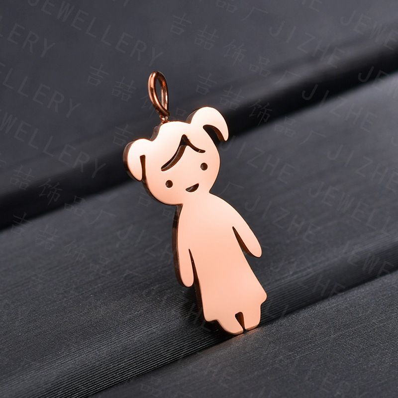 Rose Gold Girl Pendant