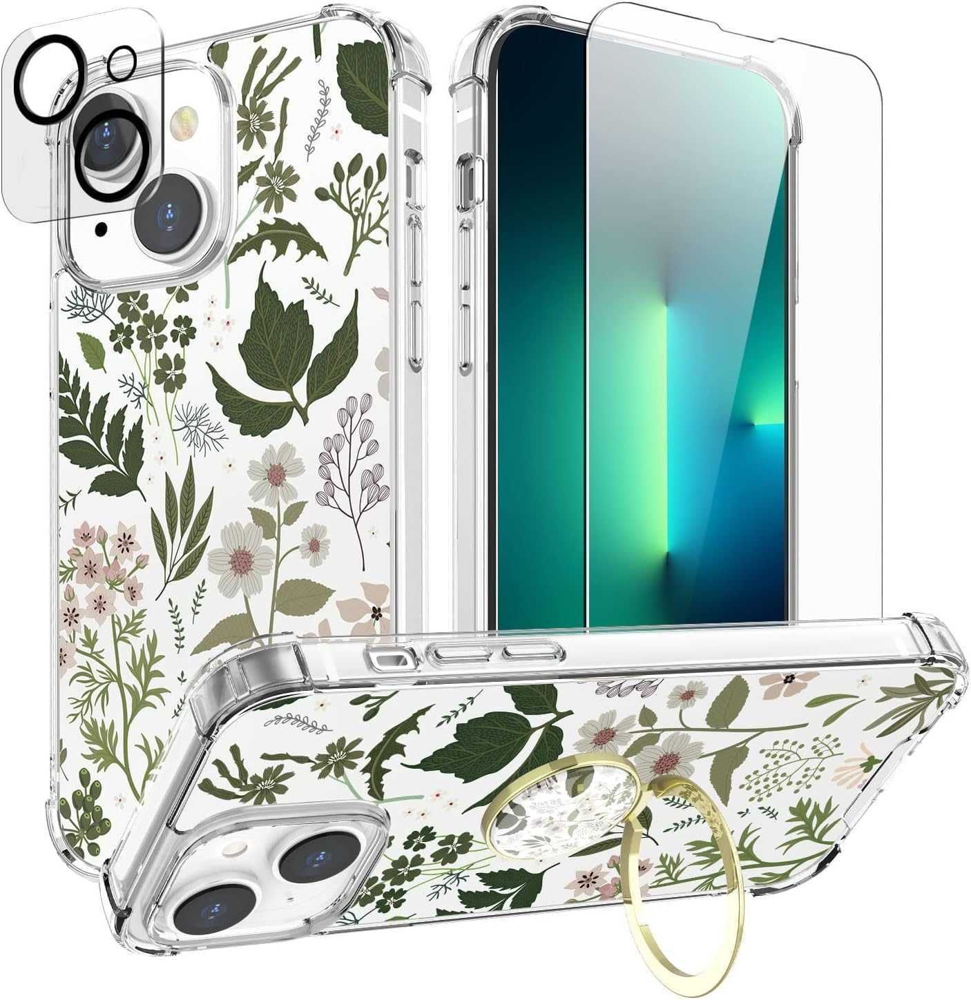 iPhone 13/14-zielone rośliny