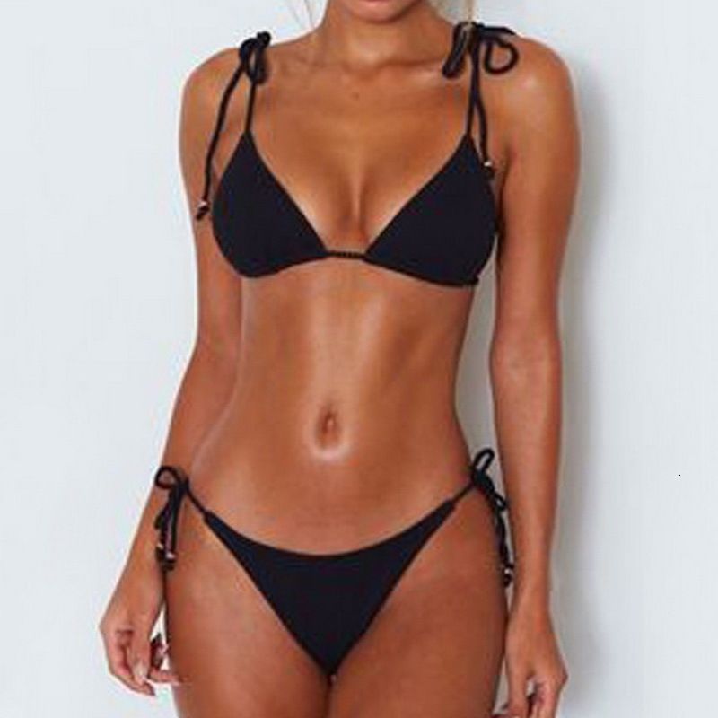 black bikini set