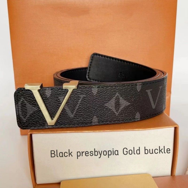 Black presbyopia gold buckle