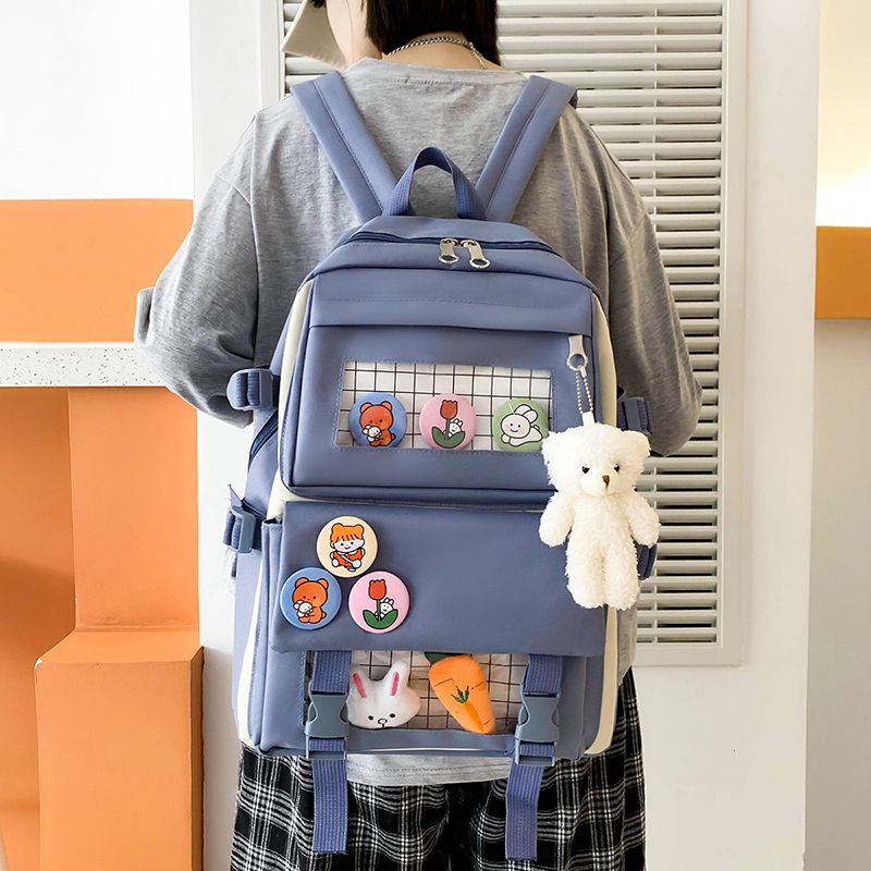 Blauw-backpack