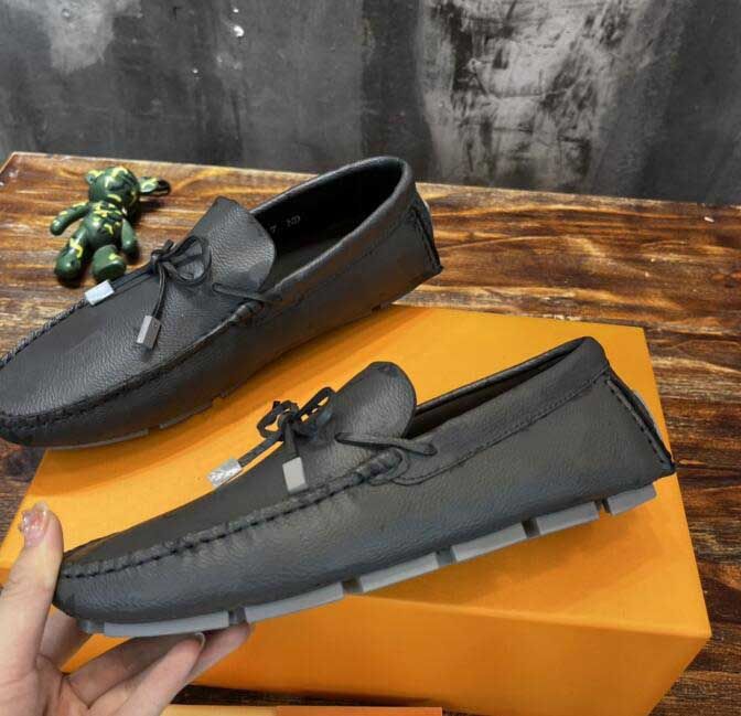 New men's shoes Genuine leather Fashion Casual shoes loafers Bean
