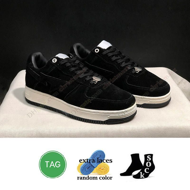 B20 zwart suede