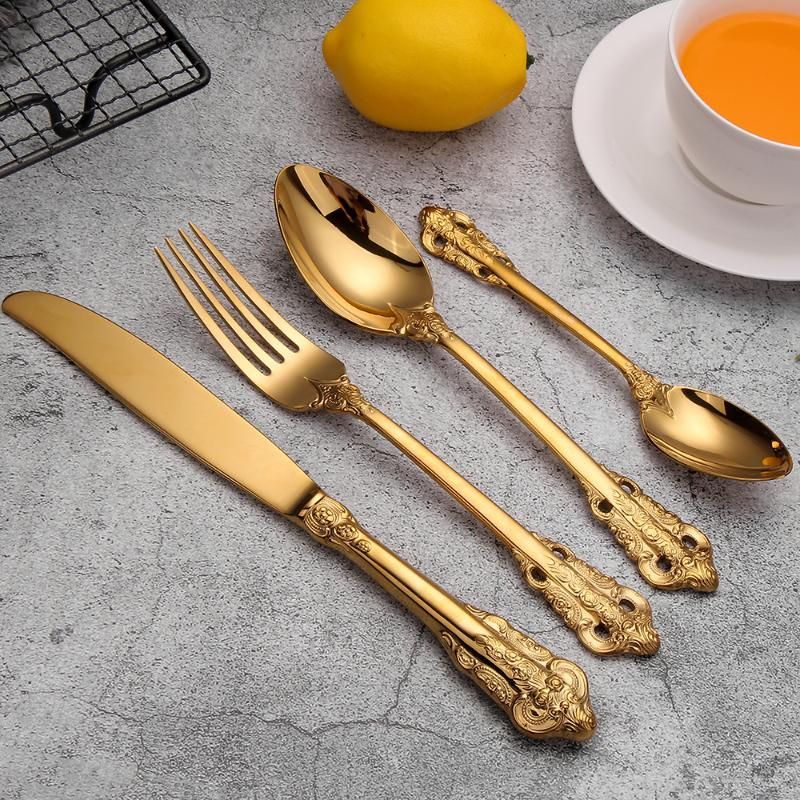 1 set 4pcs goud