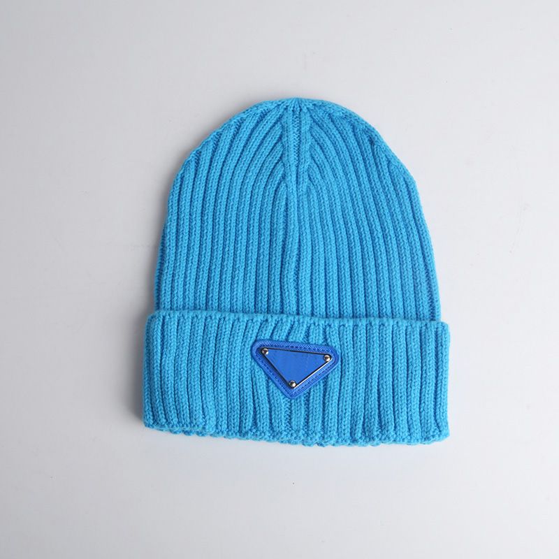 Blue--Knitted hat