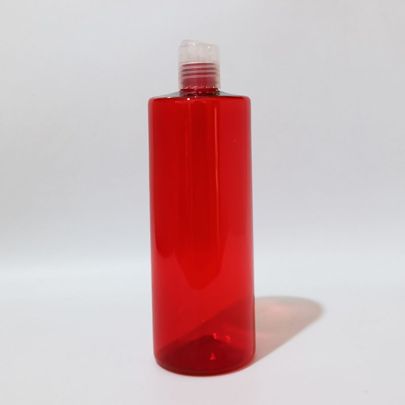 500ml bouteille rouge plastique transparent