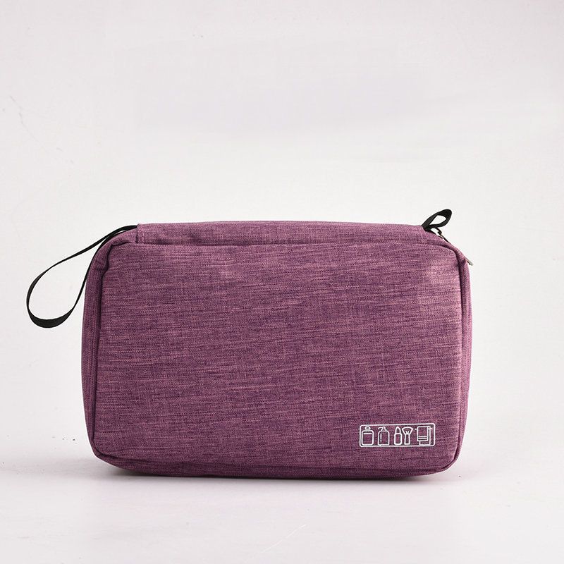 purple toiletry bag