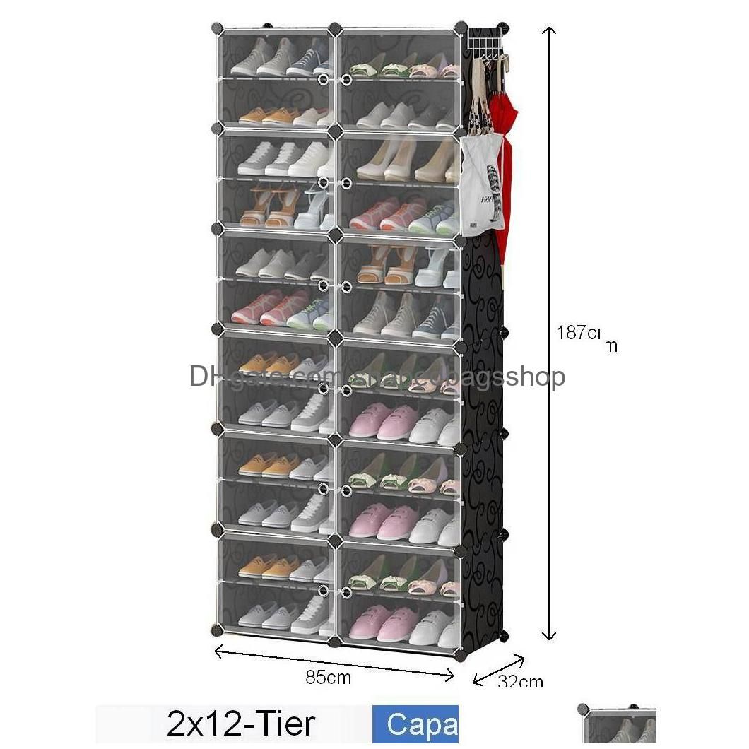 Black 2X12-Tier