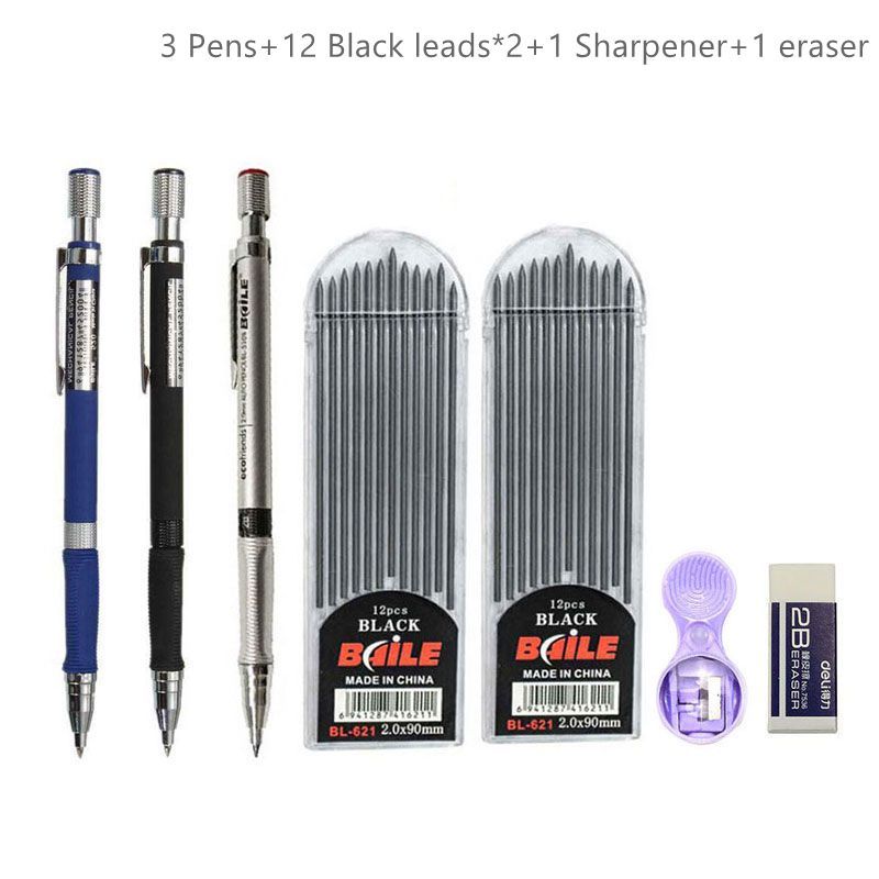 مجموعة قلم رصاص أسود ز
