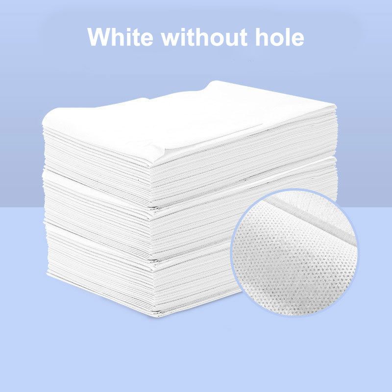 Bianco senza buco-100pcs sottile 70x170cm