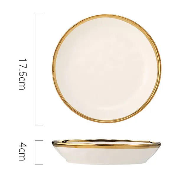 White 7 inch plate