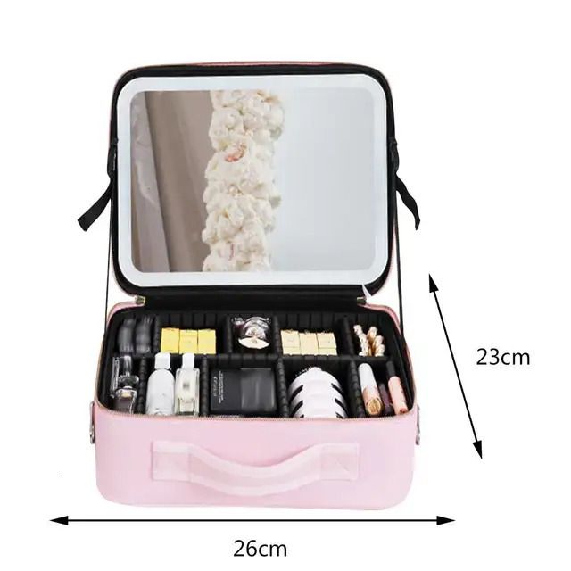 trousse à maquillage rose6