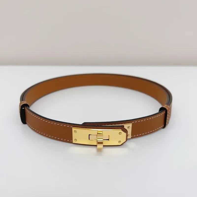brown gold buckle