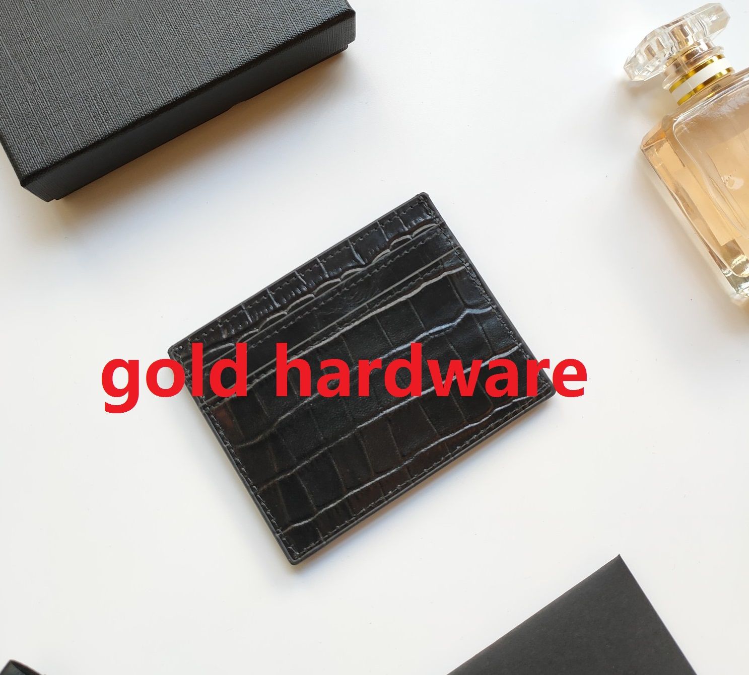 crocodile-gold hardware